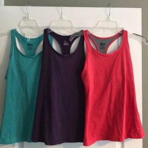 Nike Dri-Fit workout racer back tanks size medium